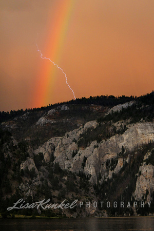 Rainbow and Lightning